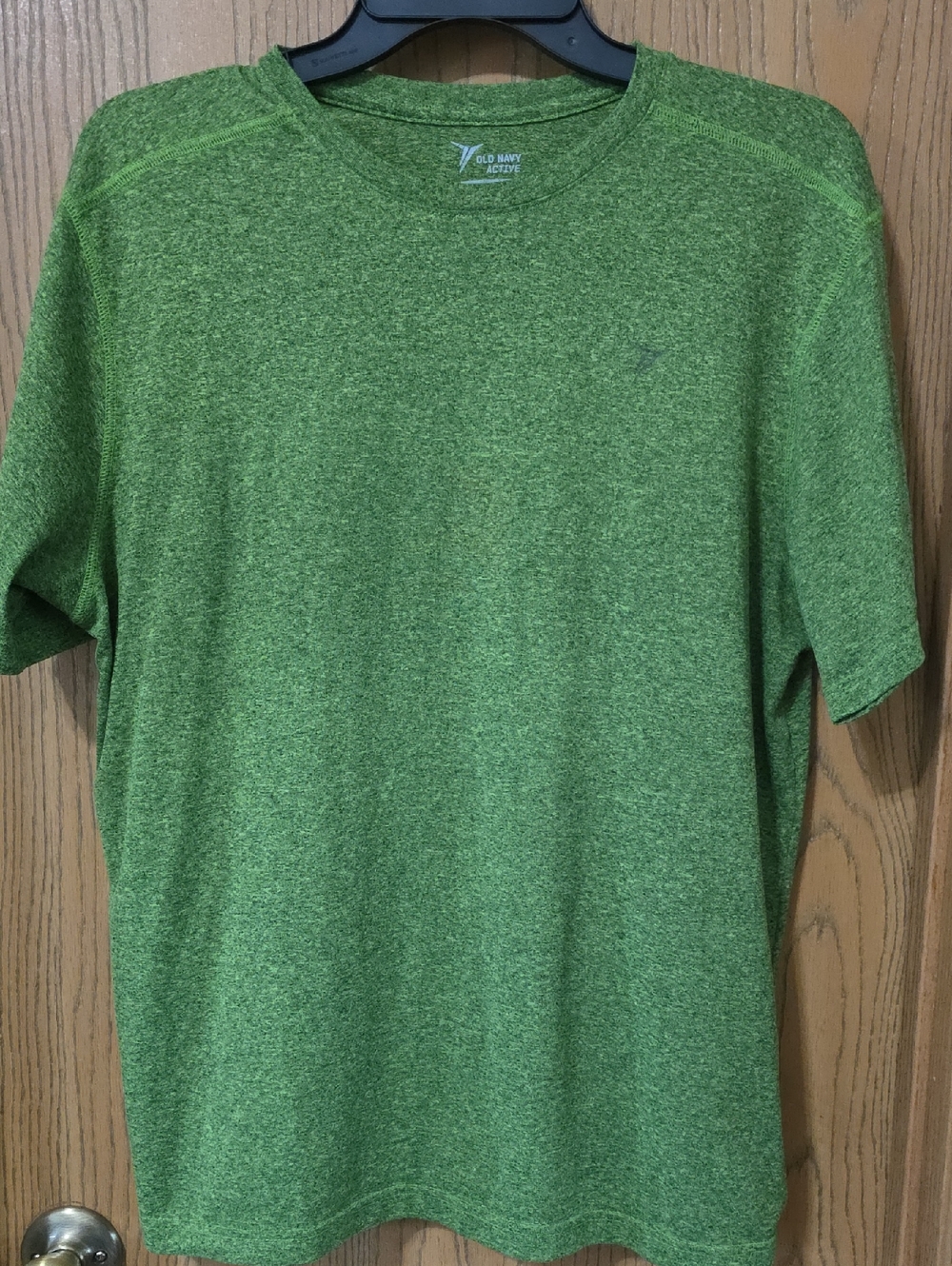 Old Navy Men's Heather Green Active Short-Sleeve Tee